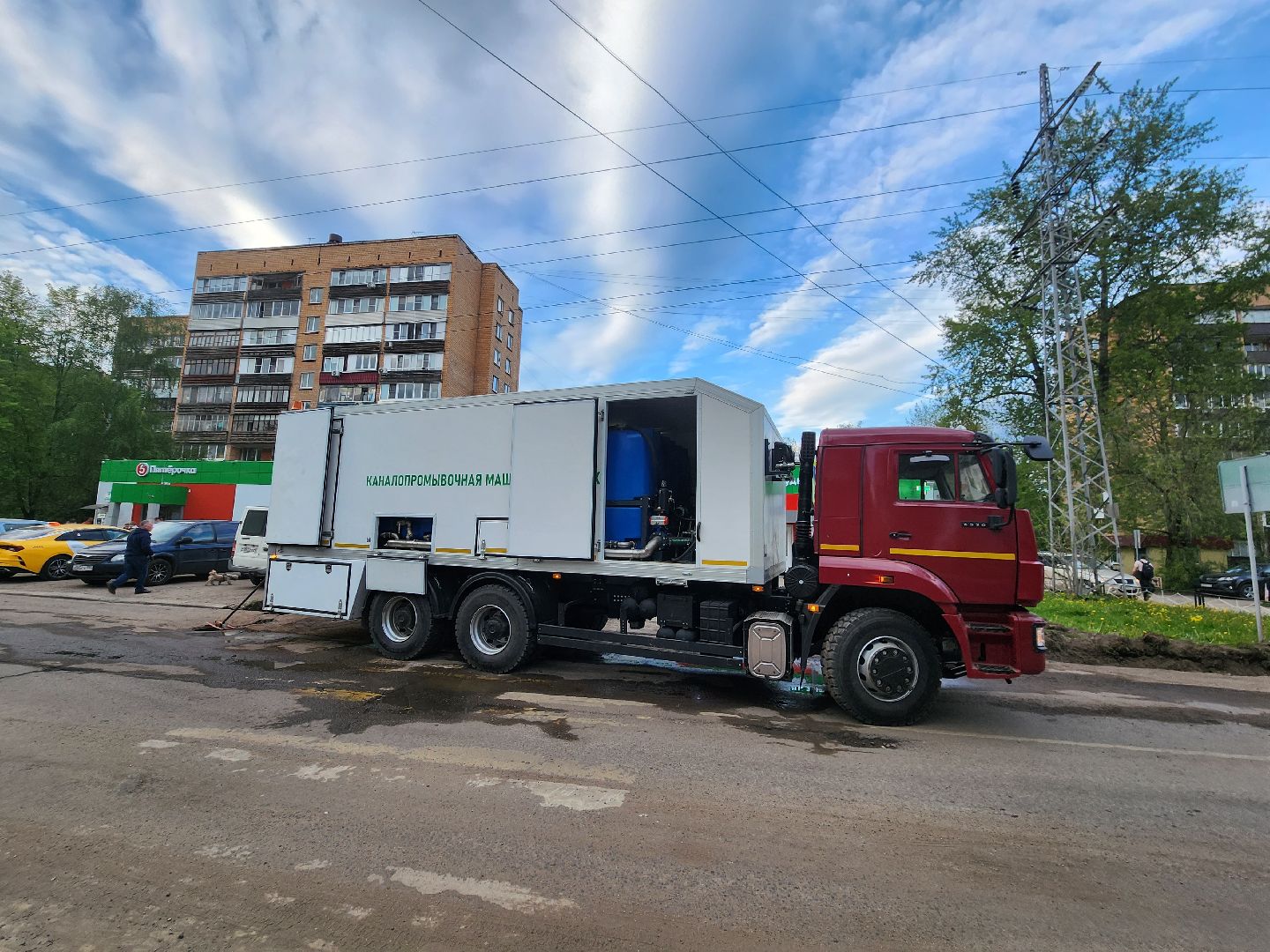 Лобня,ливневки, Реконструкция,