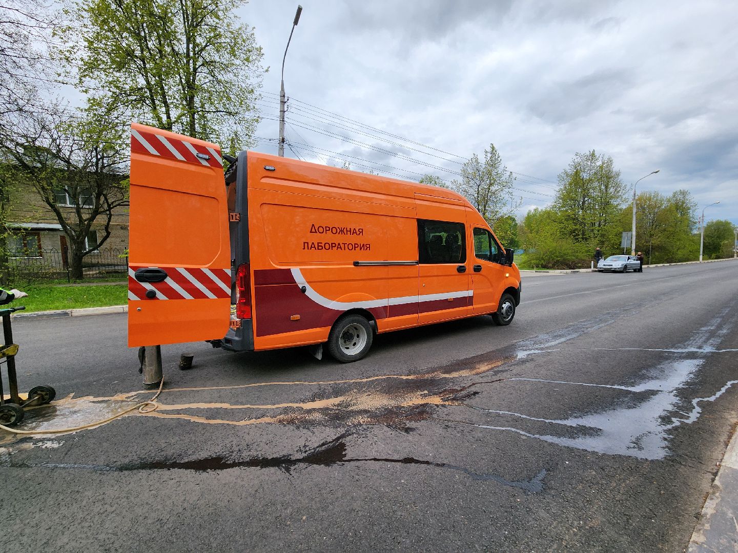 руза, передвижная лаборатория, рузский городской округ, ремонт дорог, московская область, дорожные службы, подмосковье,