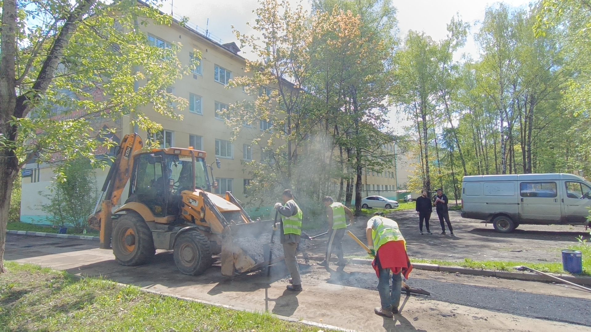 дорога, ямочный ремонт, лобня,