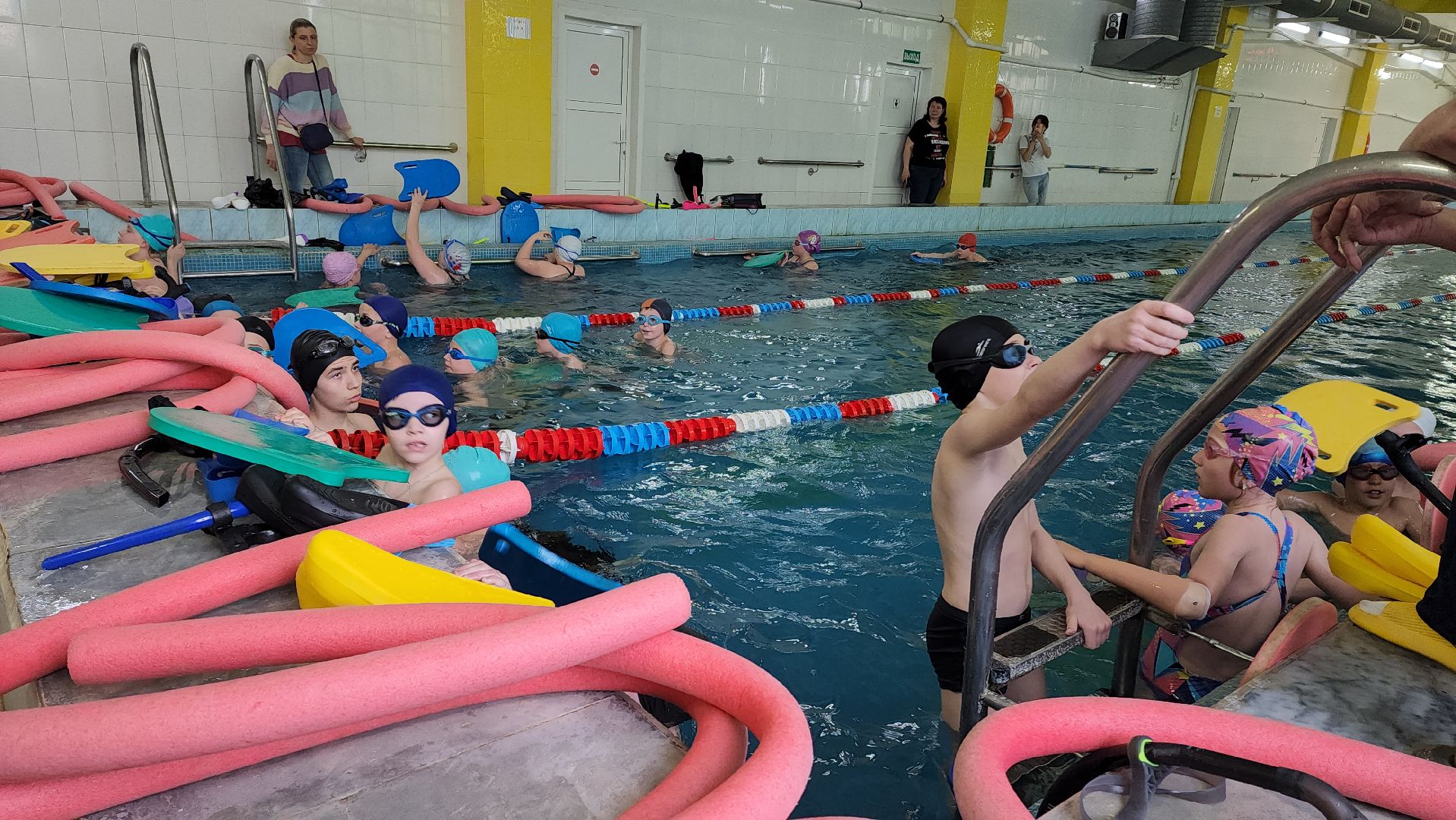 плавание, лобня, Открытый урок,