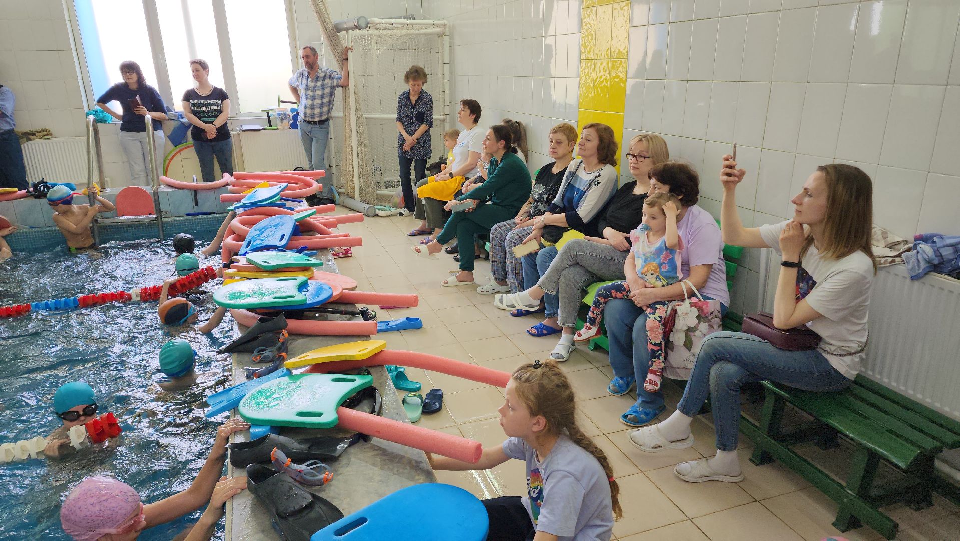 плавание, лобня, Открытый урок,