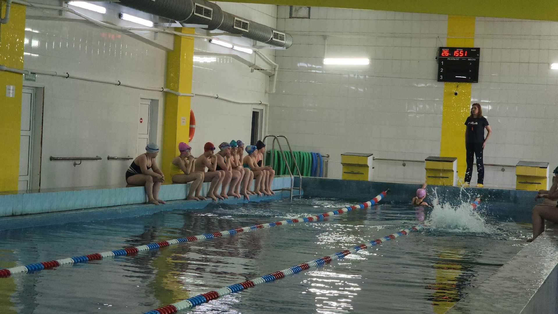 плавание, лобня, Открытый урок,