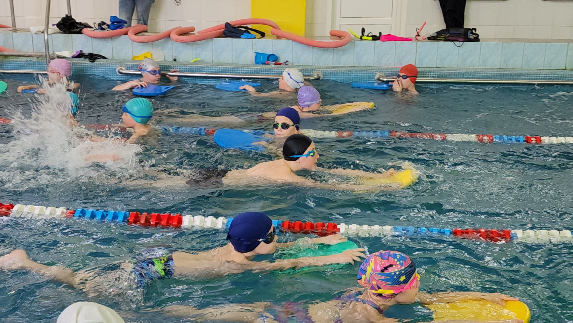 плавание, лобня, Открытый урок,