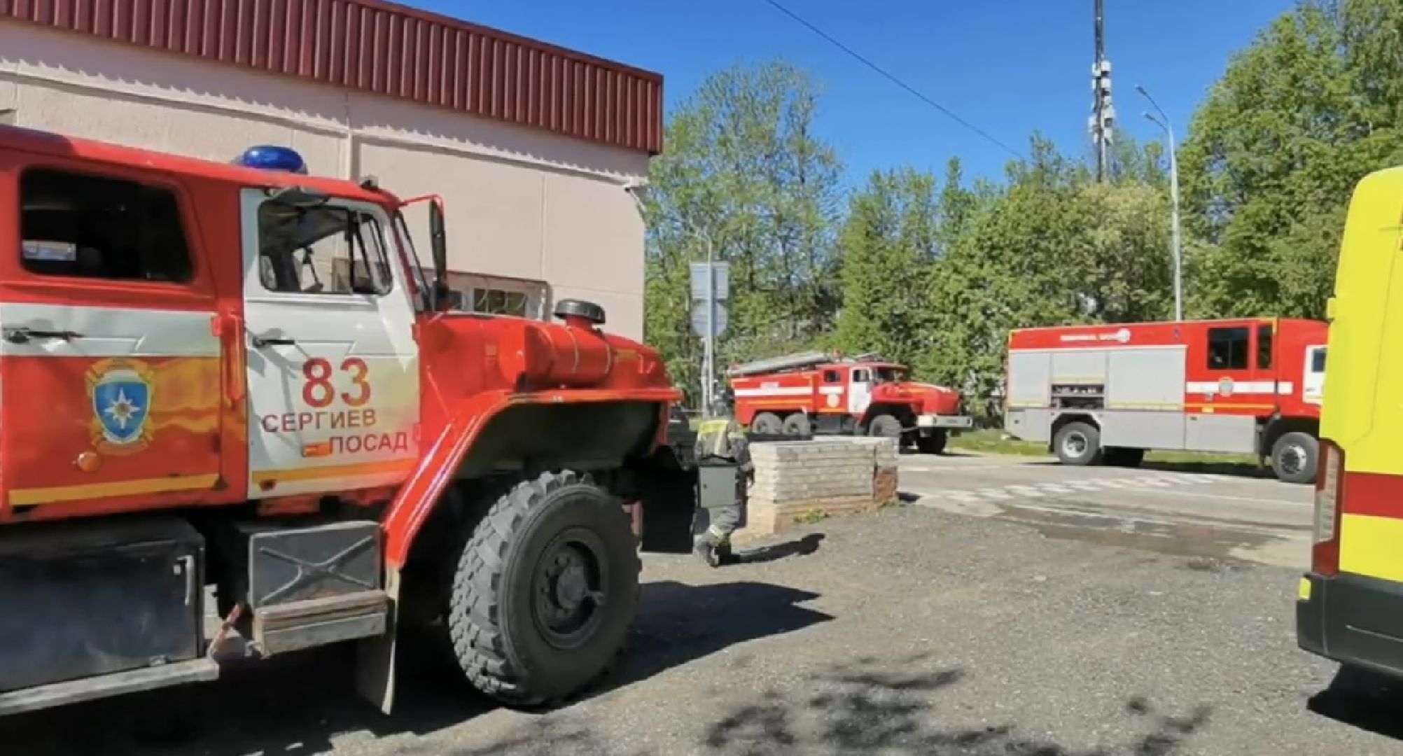 ЧП, Сергиев Посад, Пожар, Баня,