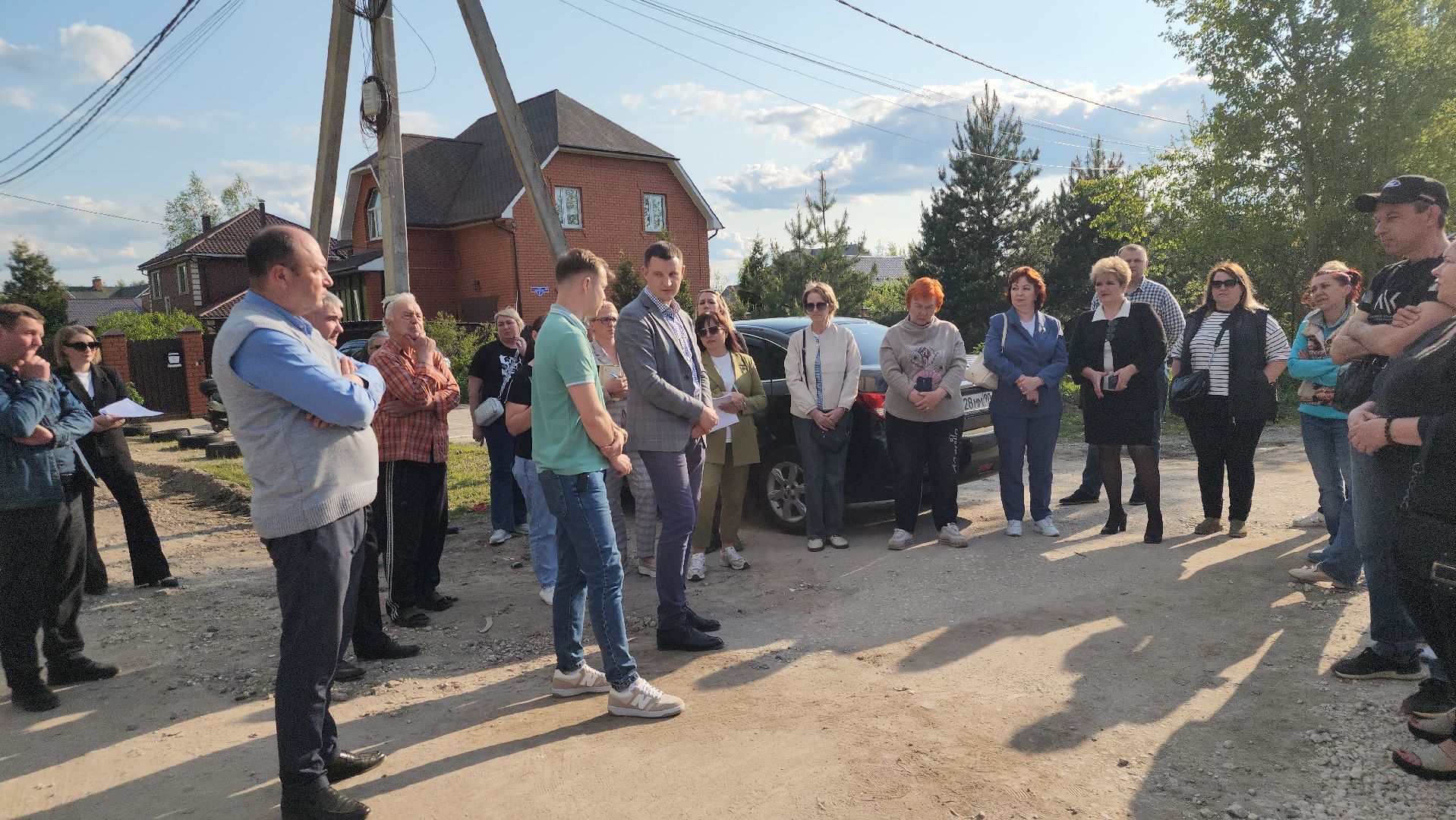 павлово-посадский городской округ, электрогорск, власть, выездная администрация, встреча, дороги,