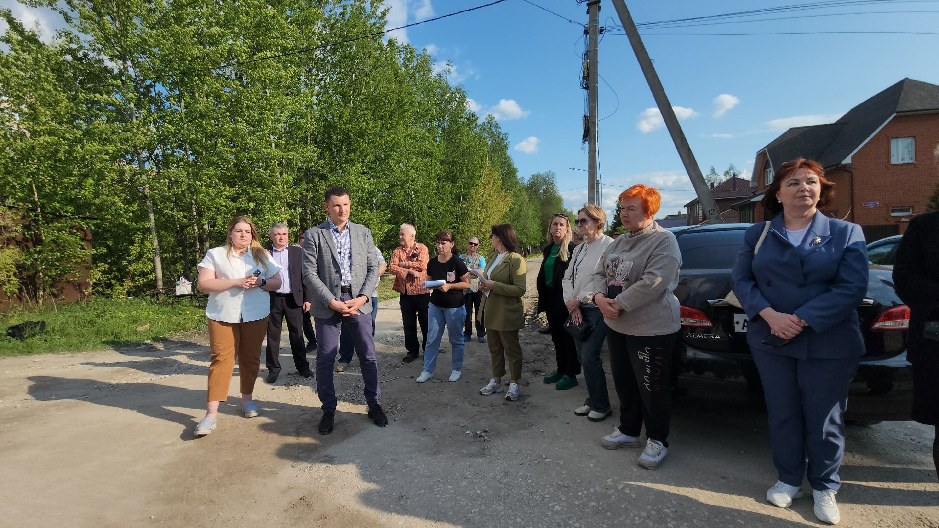 павлово-посадский городской округ, электрогорск, власть, выездная администрация, встреча, дороги,