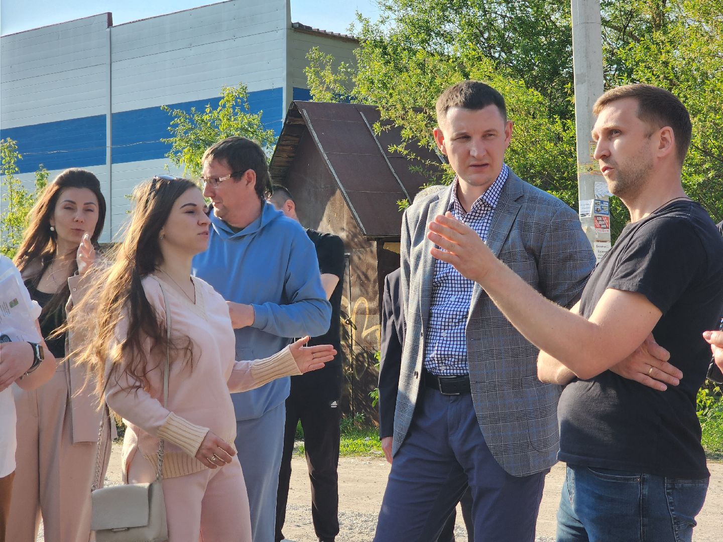 павлово-посадский городской округ, электрогорск, власть, выездная администрация, встреча, дороги,