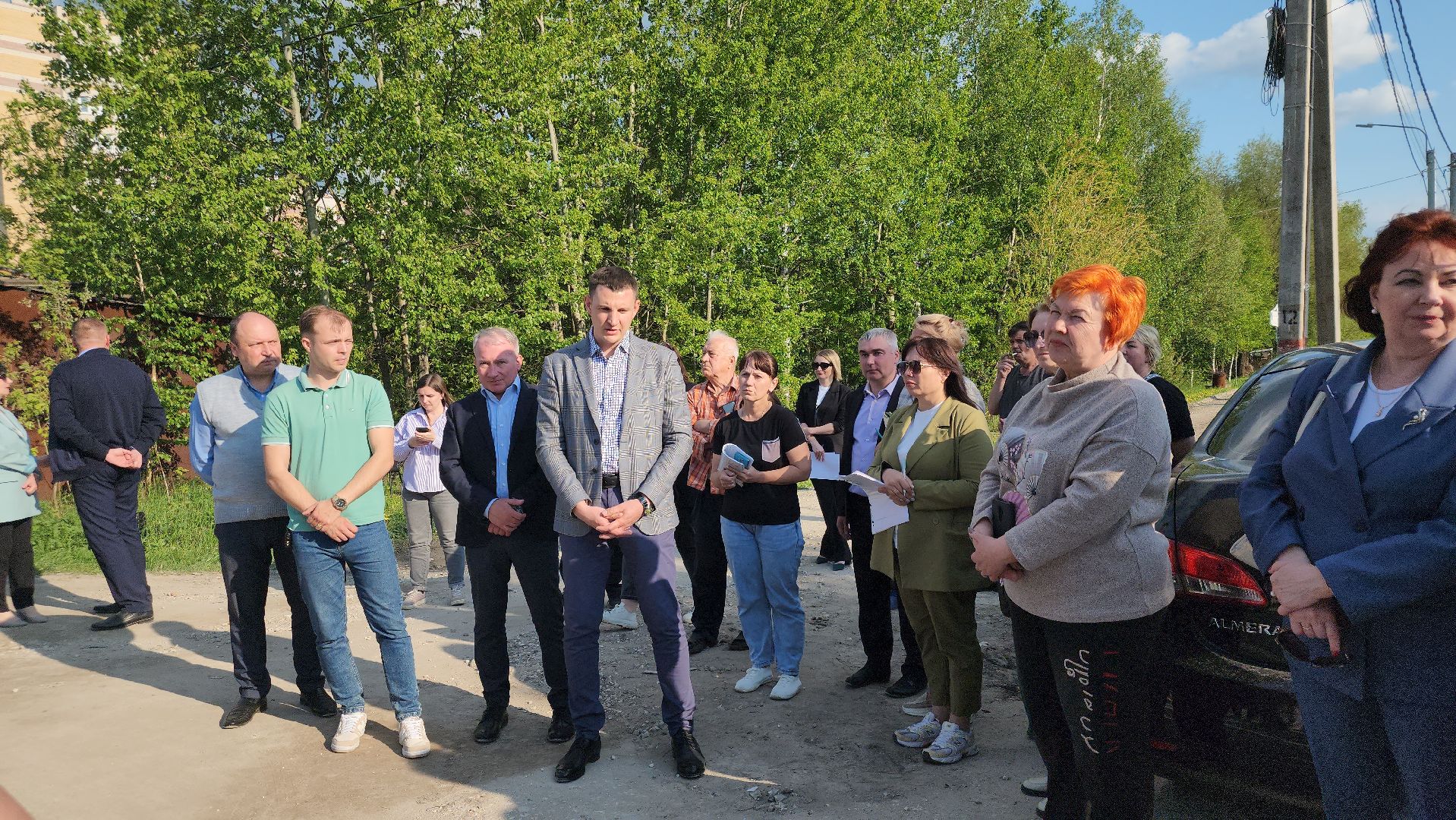 павлово-посадский городской округ, электрогорск, власть, выездная администрация, встреча, дороги,