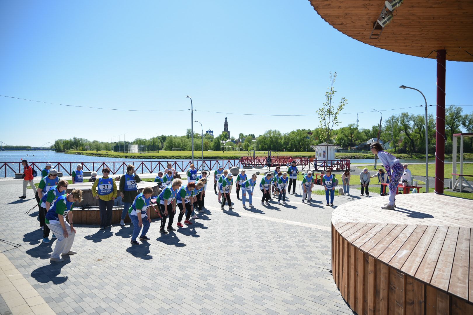 Бронницы, Активное долголетие, Марпфон, Скандинавская ходьба, Марафон по по ходьбе,