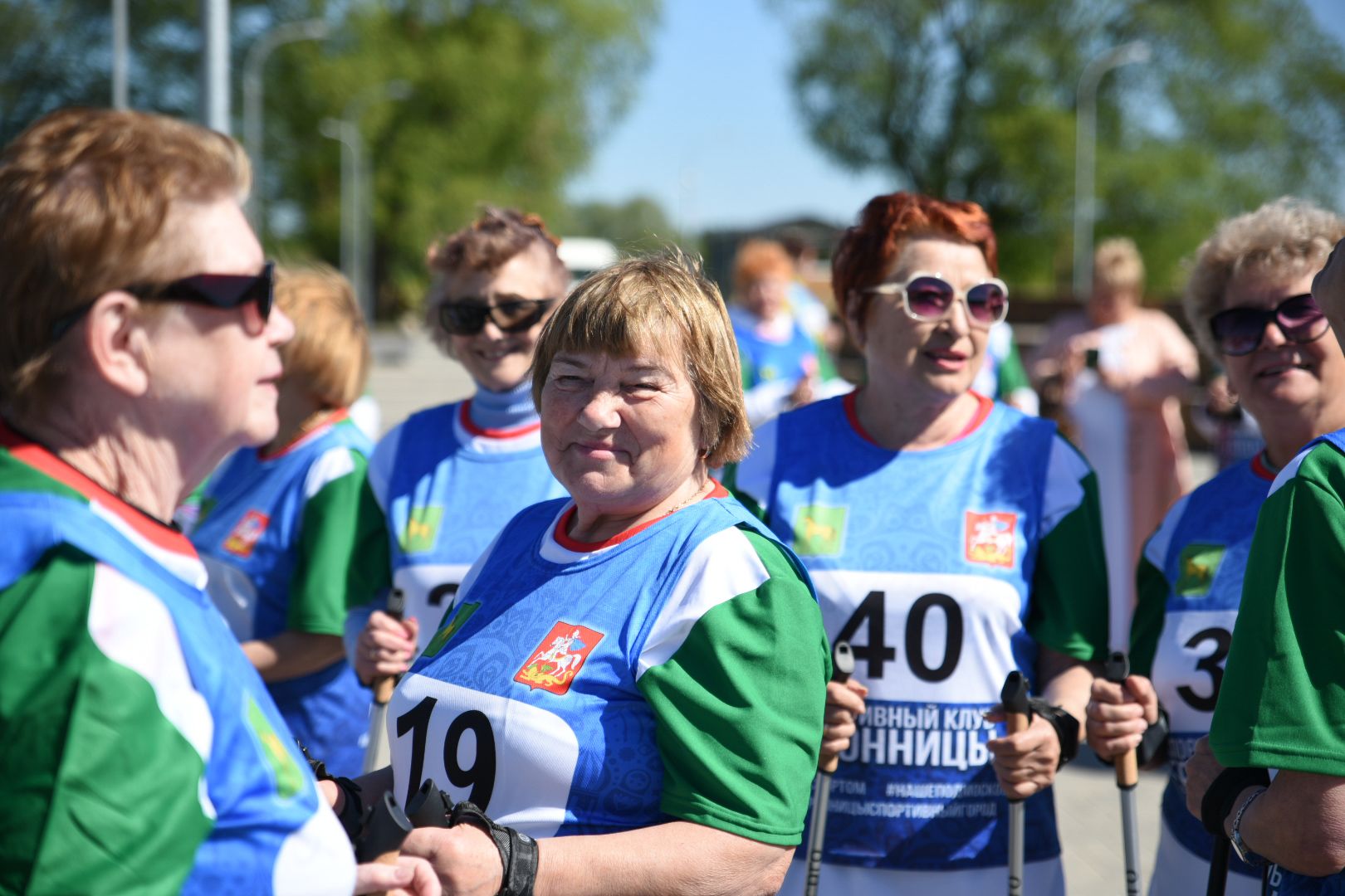 Бронницы, Активное долголетие, Марпфон, Скандинавская ходьба, Марафон по по ходьбе,