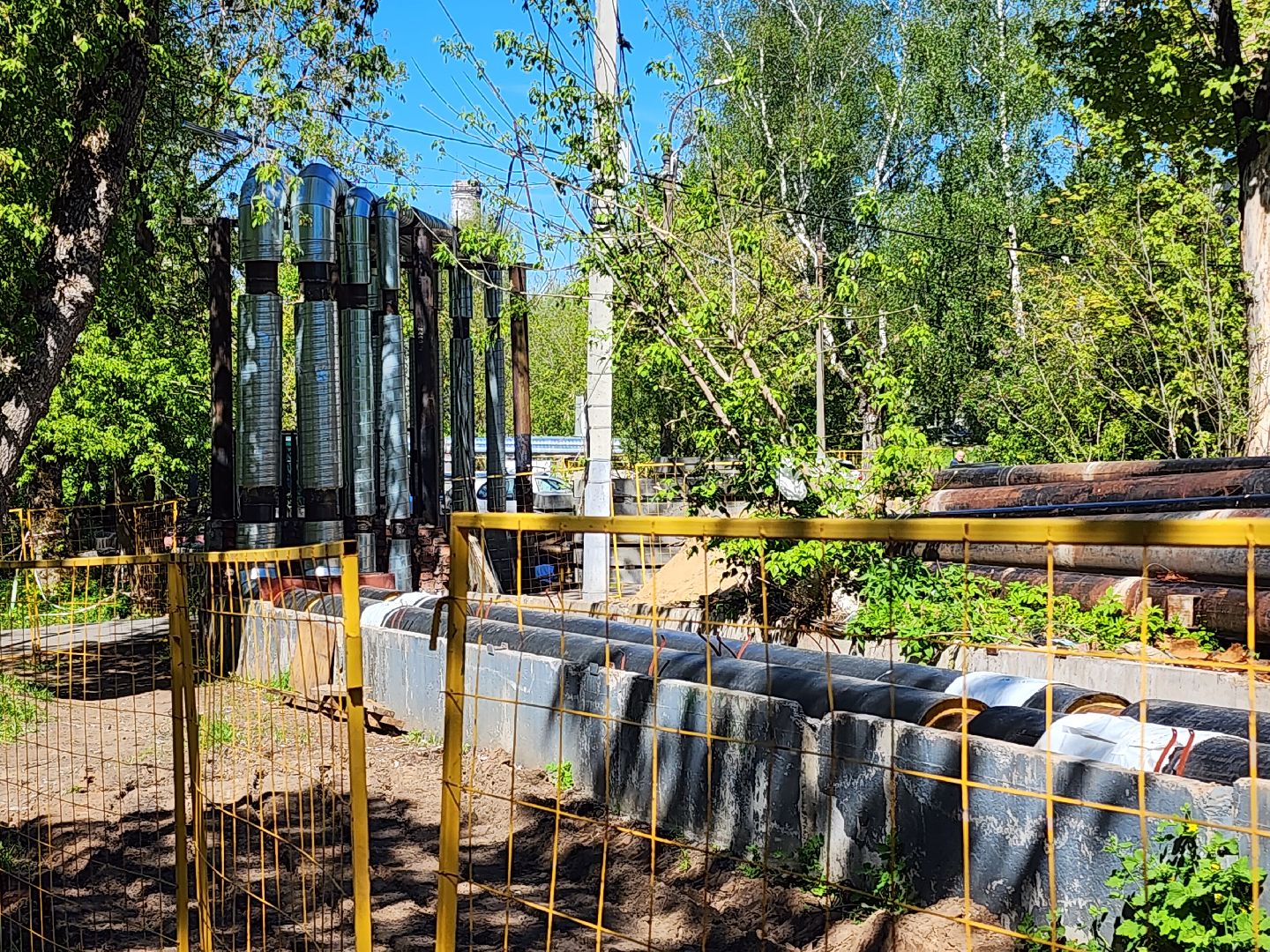 ремонт теплотрассы, теплоснабжение, теплосети, капитальный ремонт,