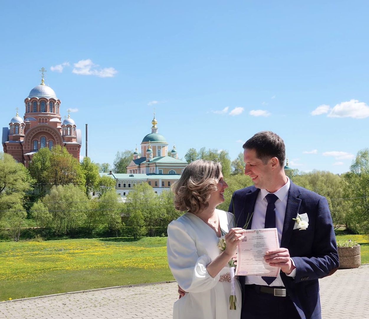 Свадьба, Свадьба в Подмосковье, Бракосочетание, Управление ЗАГС, Любовь, Семья, Год семьи, Хотьково, Парки Подмосковья, Сергиево-Посадский городской округ,
