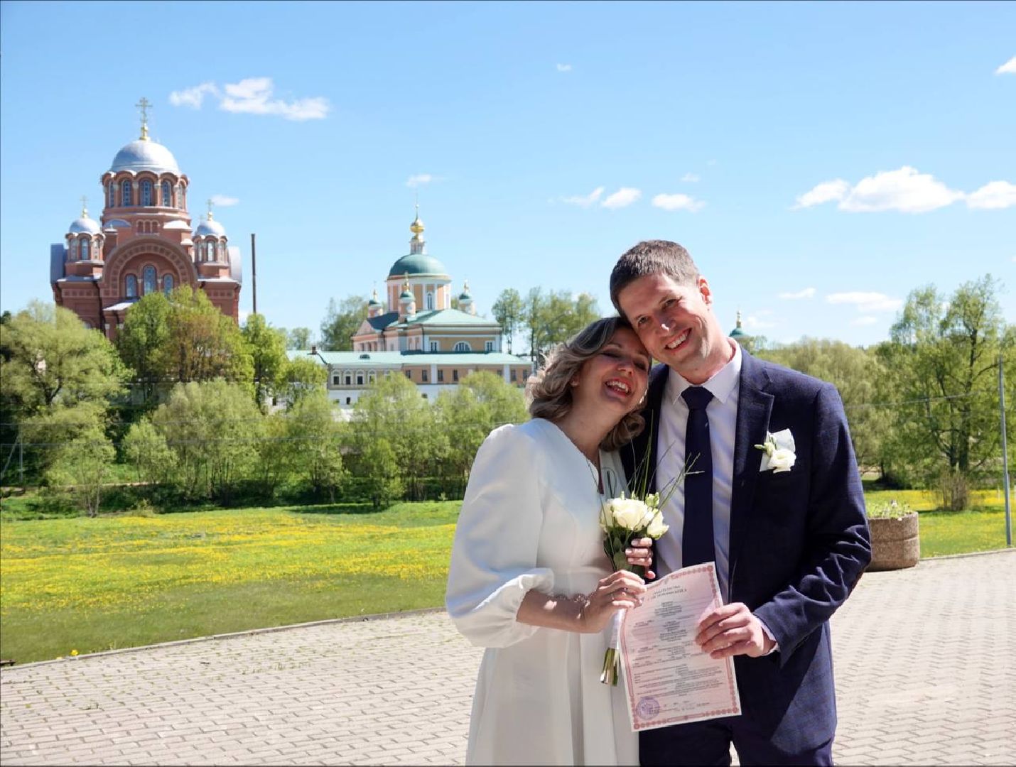 Свадьба, Свадьба в Подмосковье, Бракосочетание, Управление ЗАГС, Любовь, Семья, Год семьи, Хотьково, Парки Подмосковья, Сергиево-Посадский городской округ,