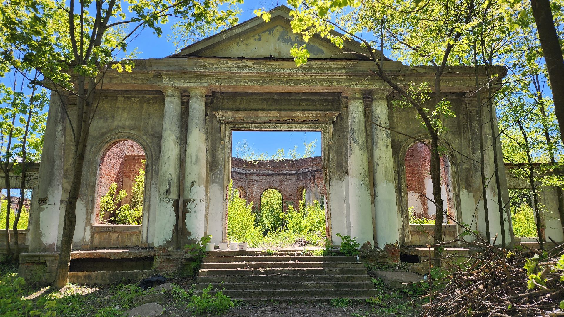 субботник, благоустройство, усадьба Четвериковых, Лосино-Петровский,