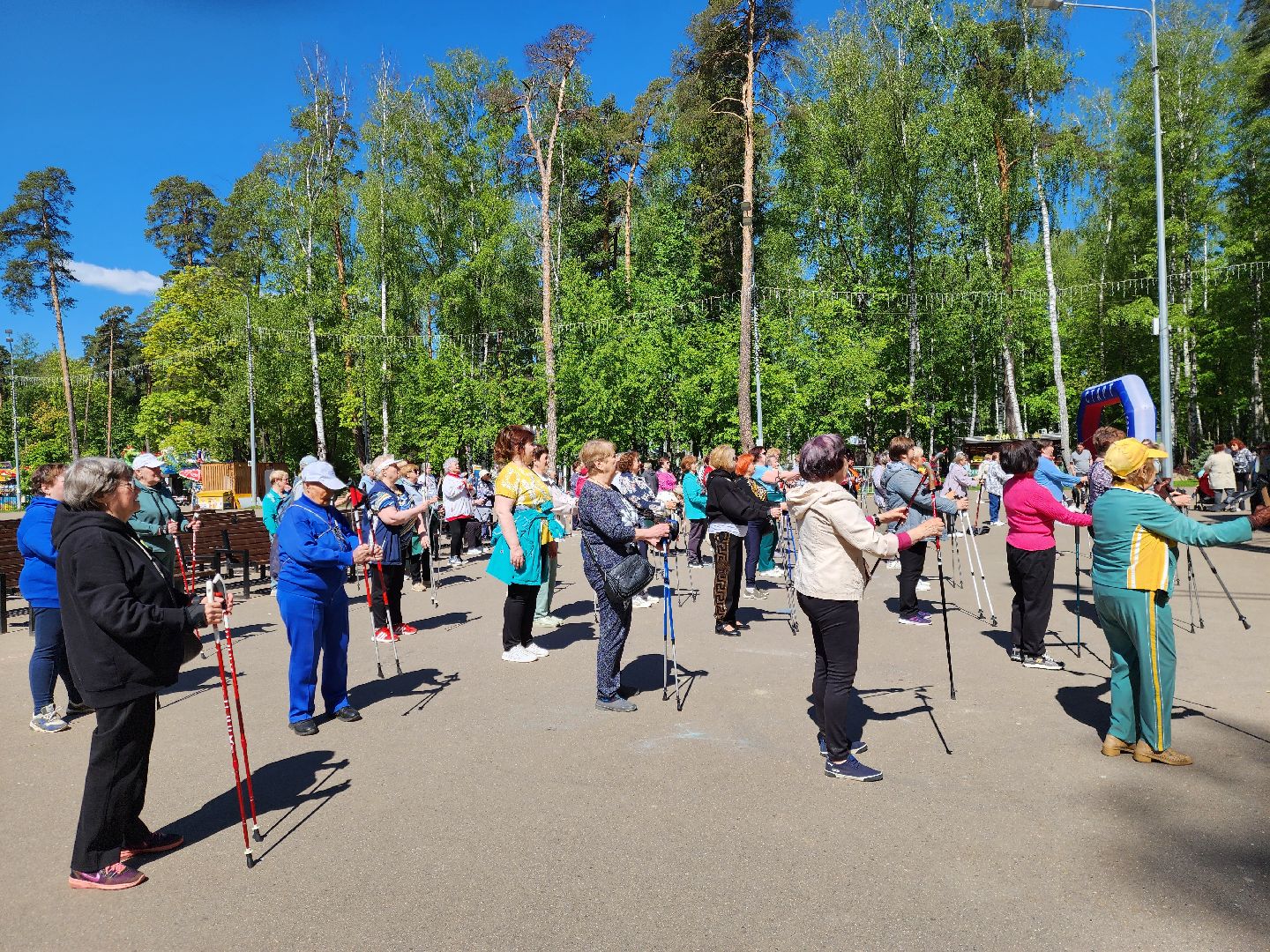 Ногинск, Авктивное долголетие, Общество, Жители, Марафон, скандинавская ходьба, марафон по скандинавской ходьбе,