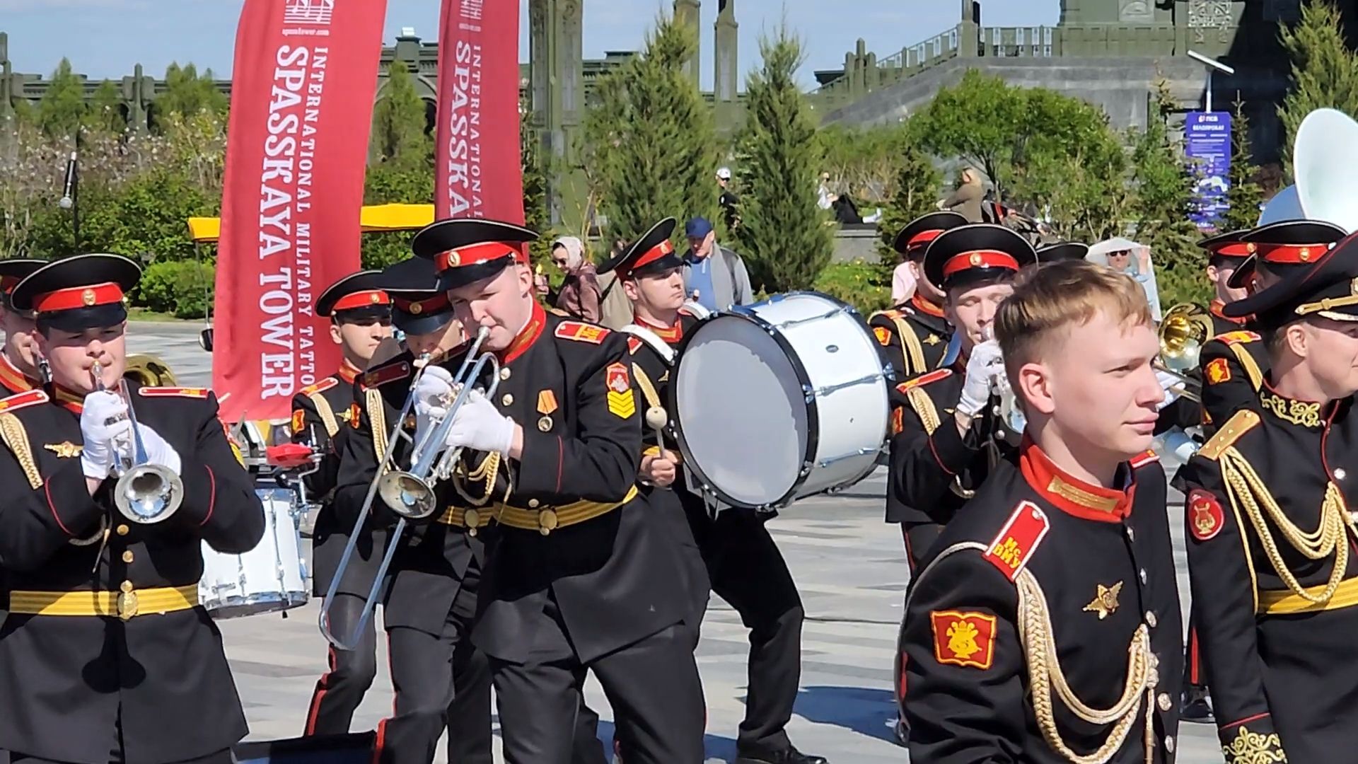 одинцово, парк патриот, главный храм вооружнных сил России, военный оркестр, фестиваль,