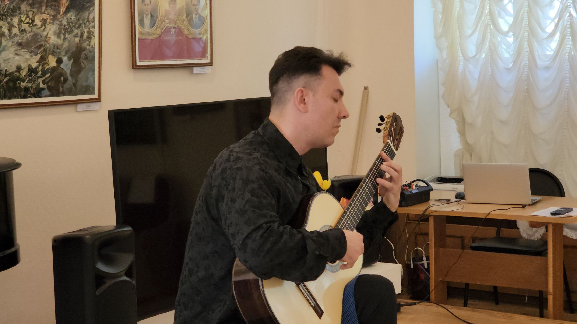 кашира, краеведческий музей, ночь в музее, классическая гитара, концерт, владислав домогацкий,