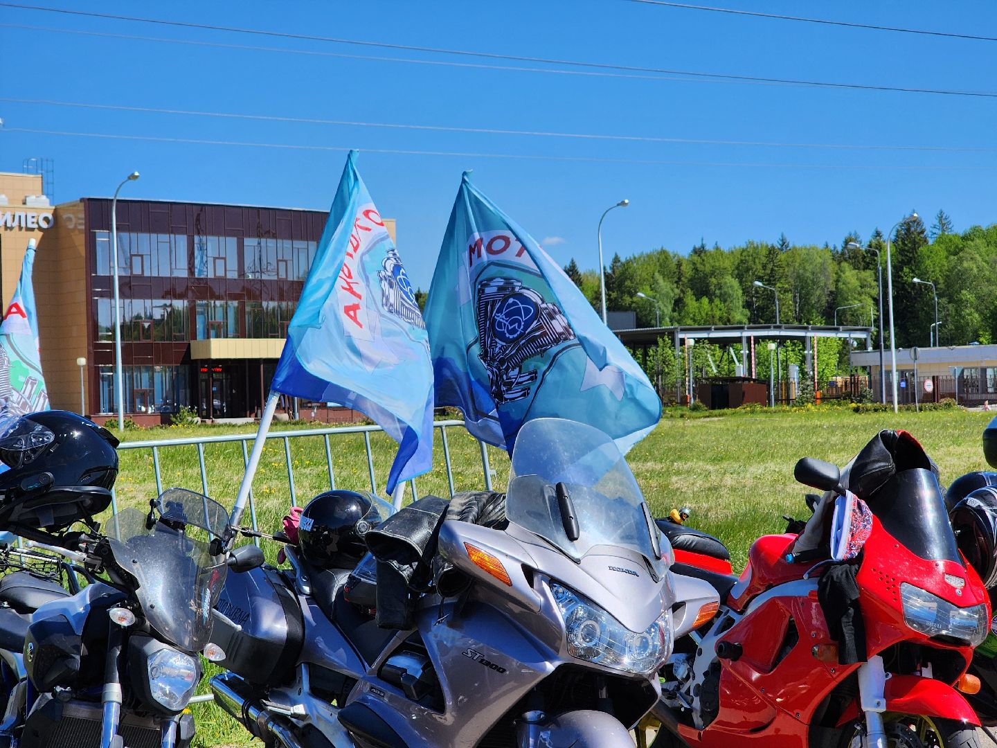 Мотосезон, Мотоциклисты, Дубна, Открытие сезона, Транспорт,