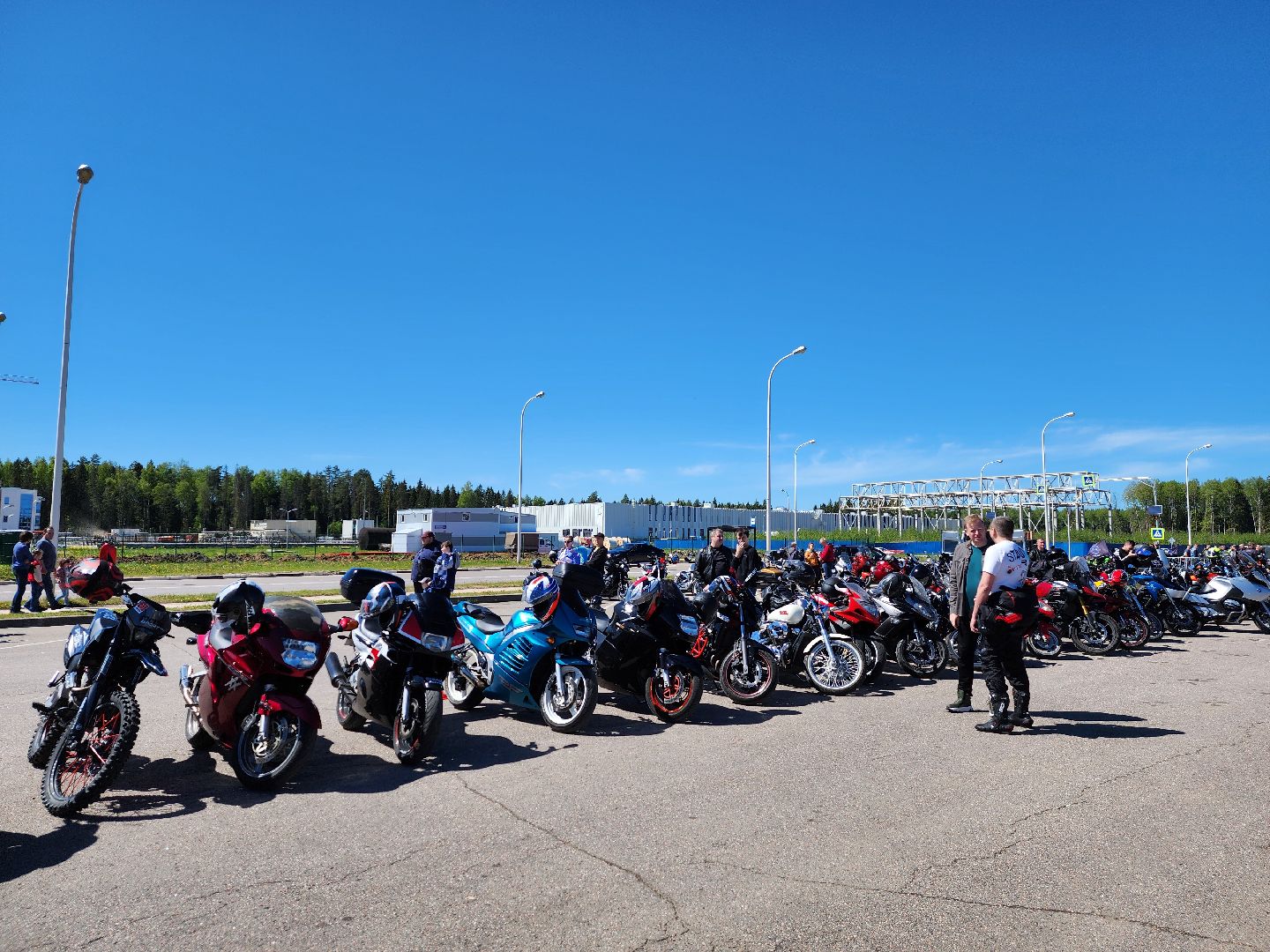 Мотосезон, Мотоциклисты, Дубна, Открытие сезона, Транспорт,