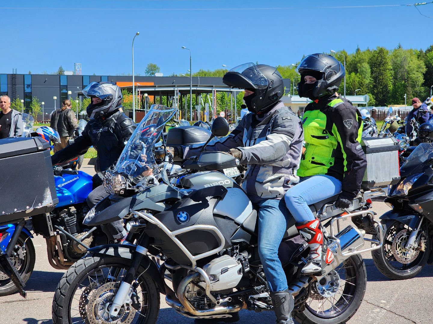 Мотосезон, Мотоциклисты, Дубна, Открытие сезона, Транспорт,