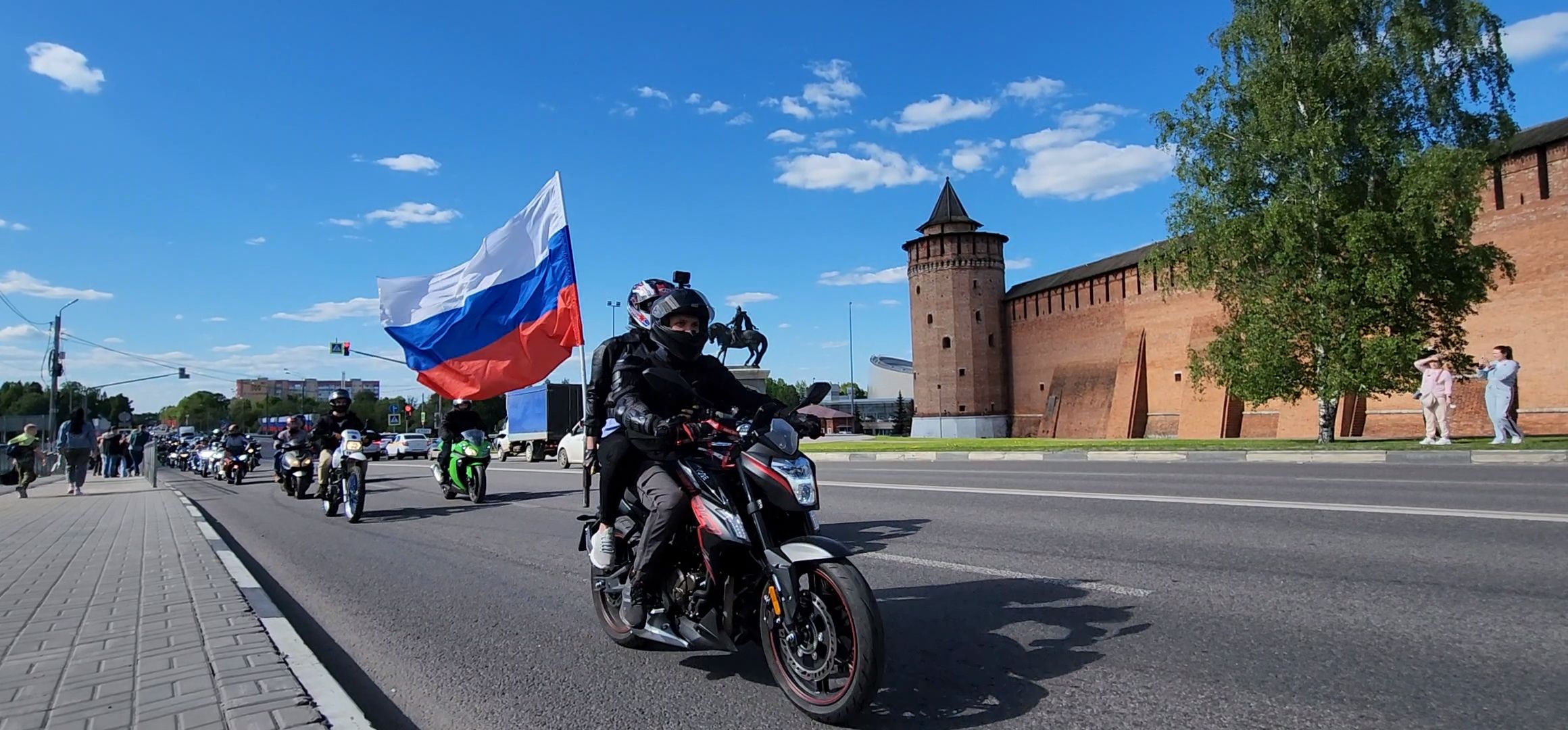 Коломна, открытие мотосезона, мотоциклисты,