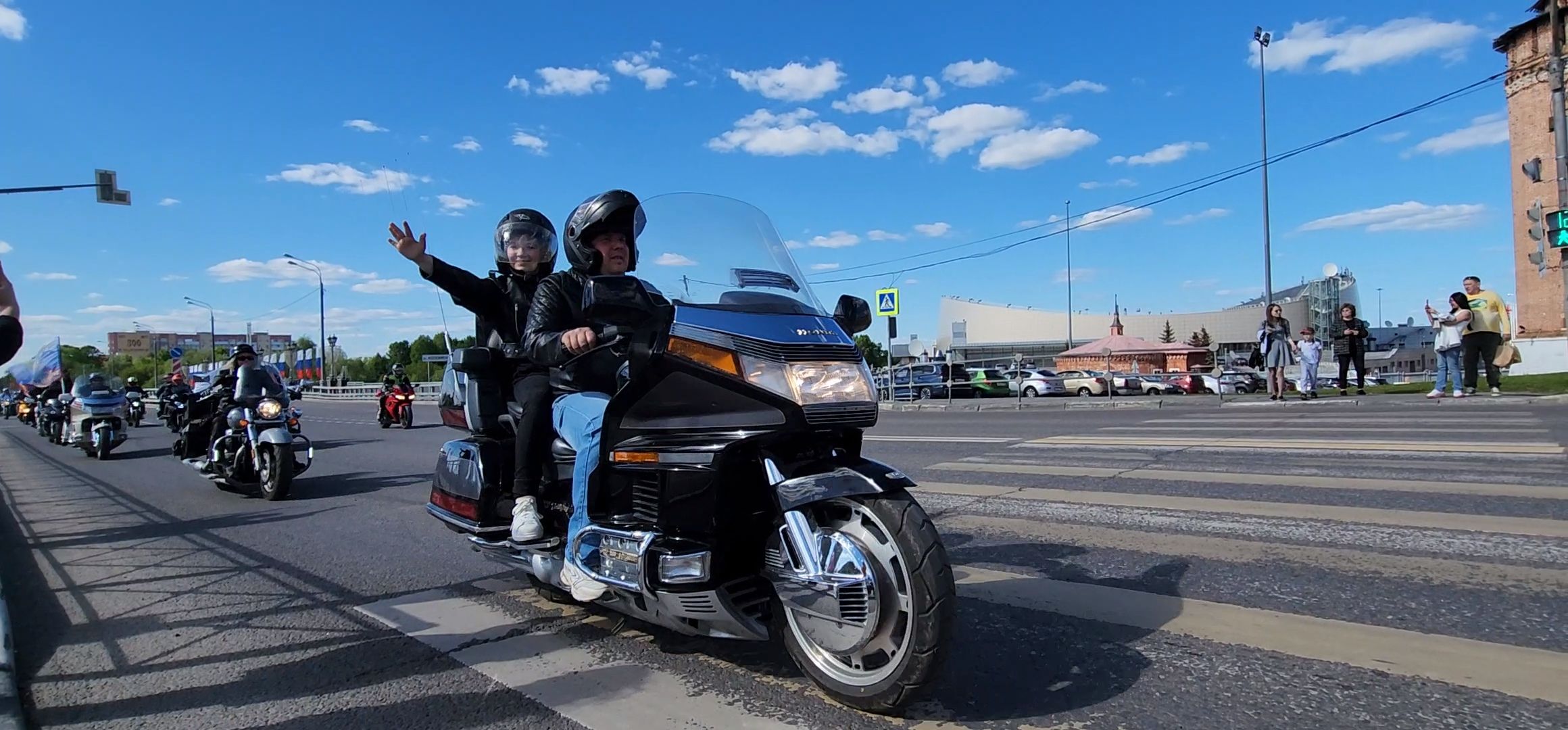 Коломна, открытие мотосезона, мотоциклисты,