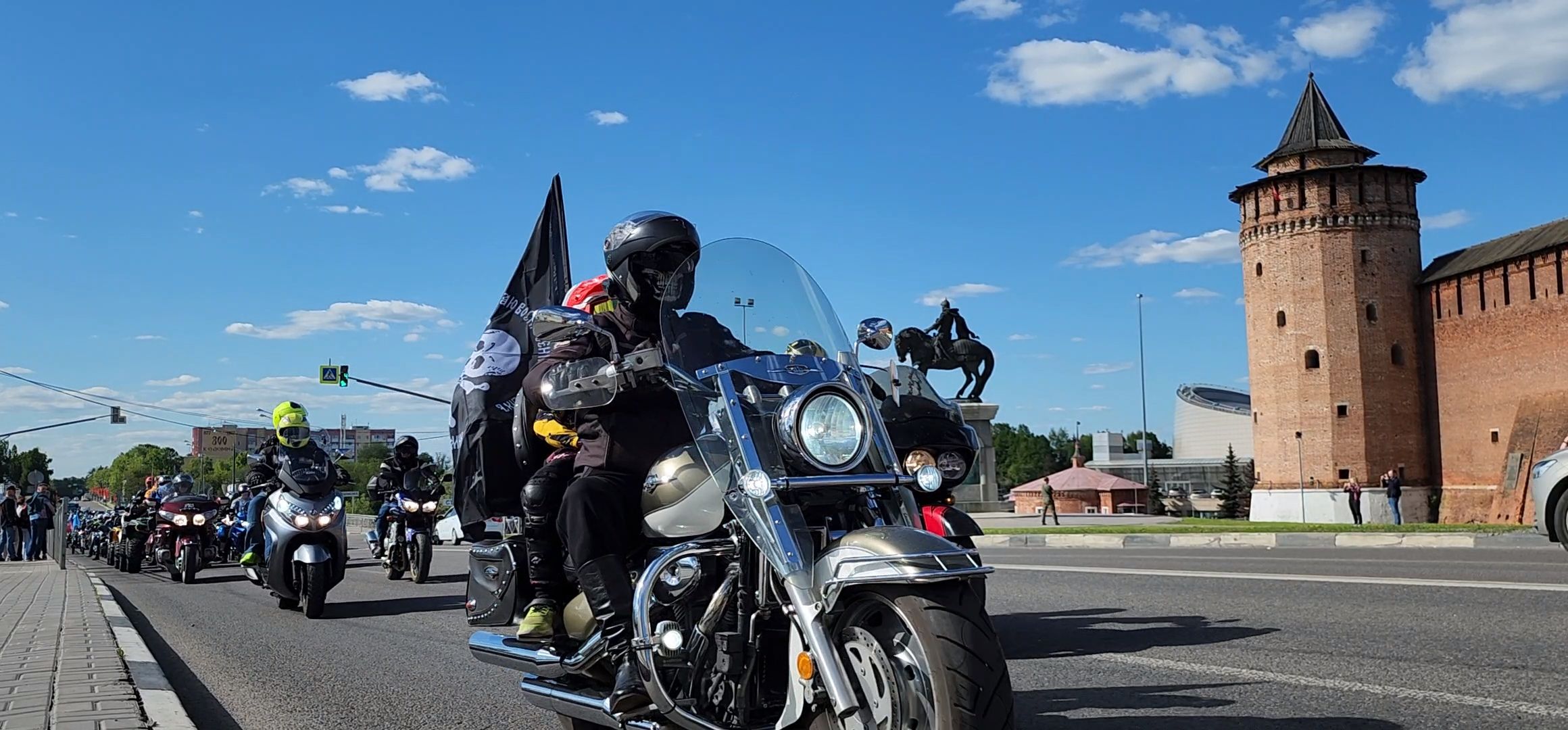 Коломна, открытие мотосезона, мотоциклисты,