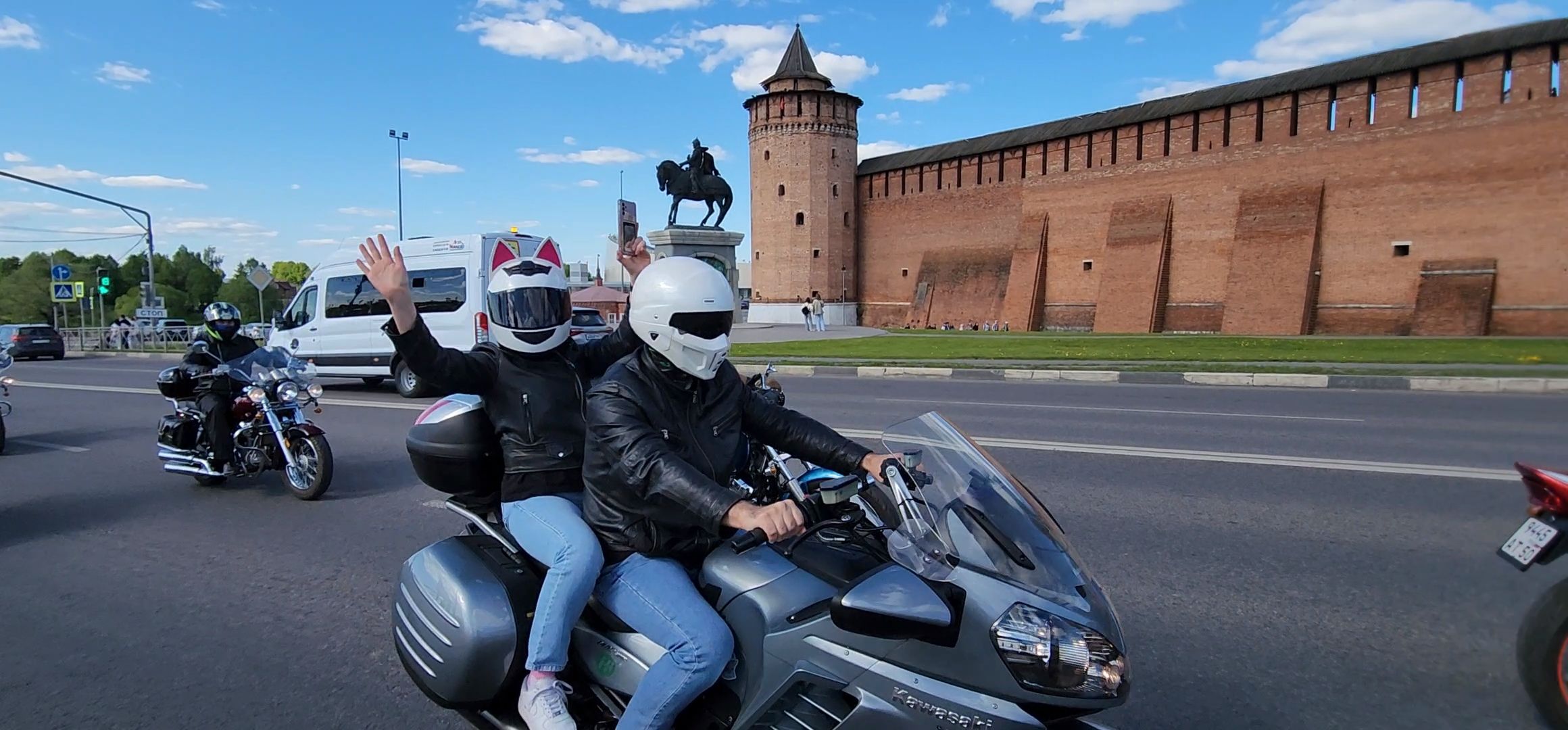 Коломна, открытие мотосезона, мотоциклисты,