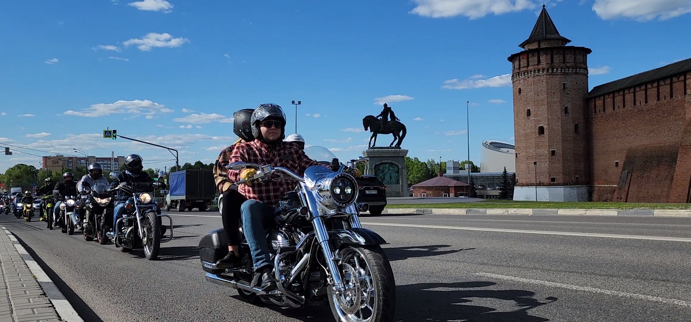 Коломна, открытие мотосезона, мотоциклисты,