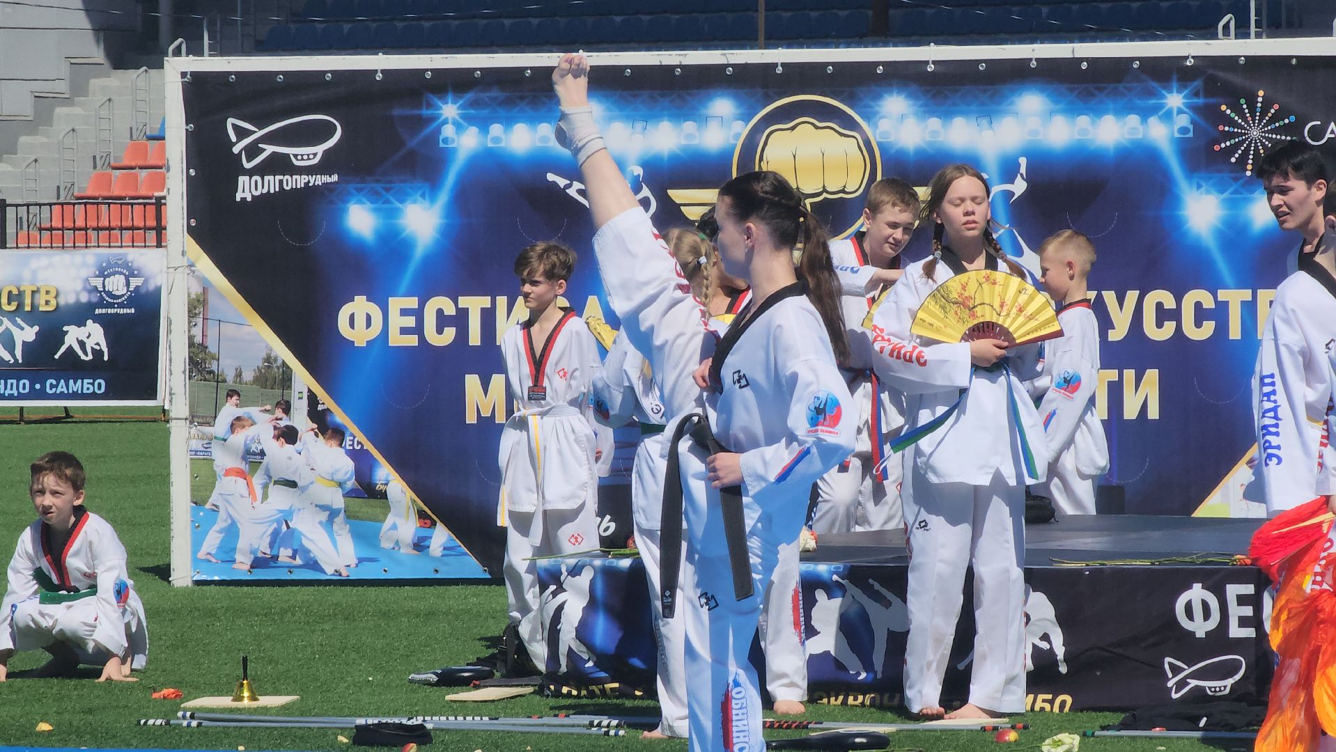 долгопрудный, Фестиваль боевых искусств МО, единоборства, Эридан, ушу, тхэквондо, кинологи Росгвардии,