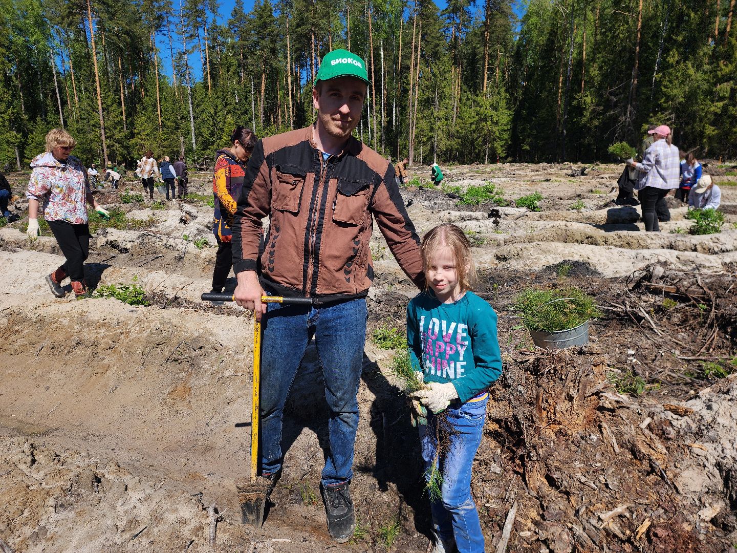 шатура, Мособллес, сад памяти, международная акция Лес Будущего, высадка деревьев, россия 1, вести москва, вести подмосковье,
