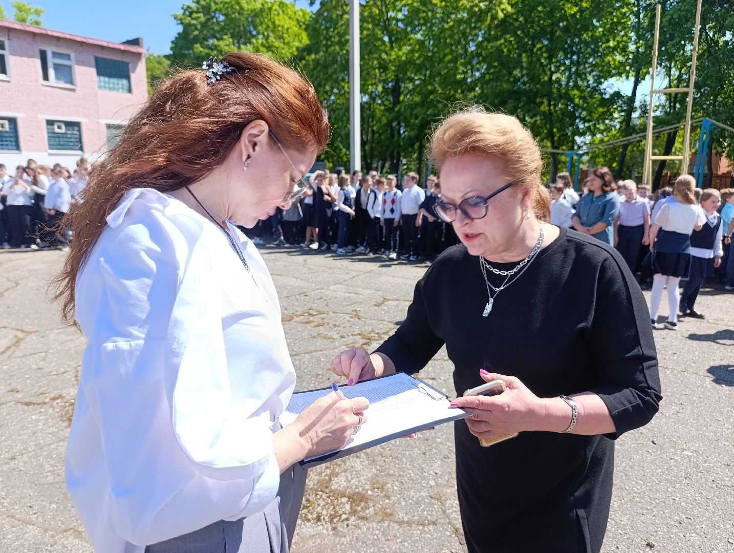 Бронницы, Школа имени Тимофеева, Учебная эвакуация, Антитеррористическая тренировка,