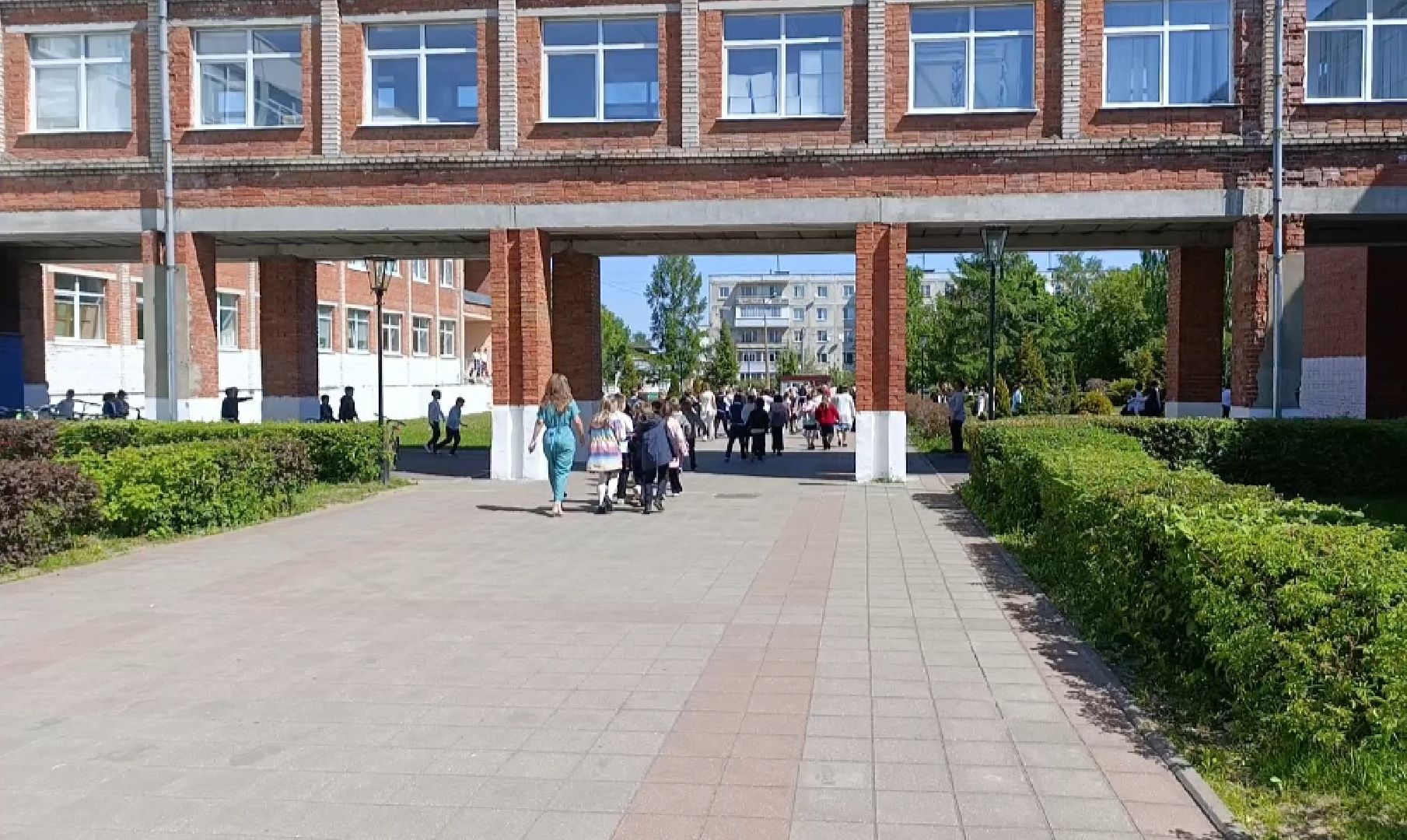 Бронницы, Школа имени Тимофеева, Учебная эвакуация, Антитеррористическая тренировка,