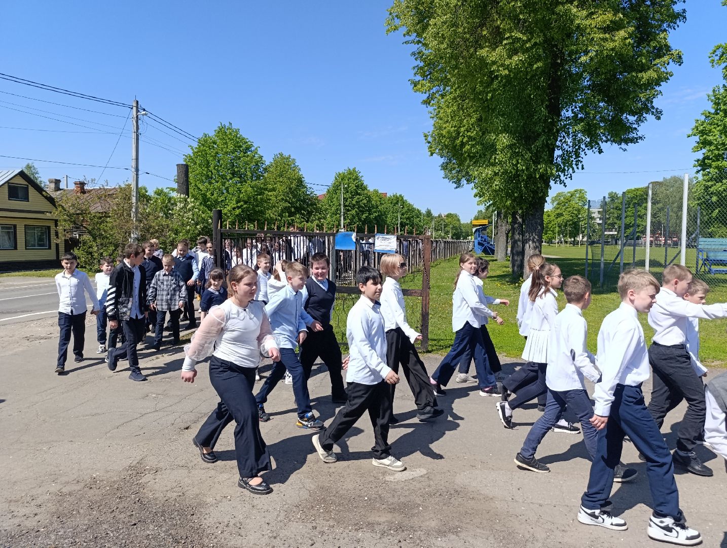 Бронницы, Школа имени Тимофеева, Учебная эвакуация, Антитеррористическая тренировка,