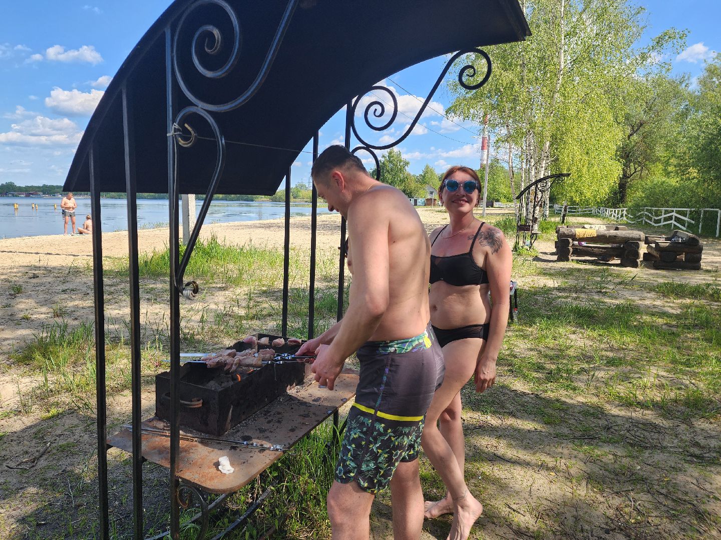 шатура, открытие пляжного сезона, россия 1, тв новости, вести москва, вести подмосковье, озеро святое,