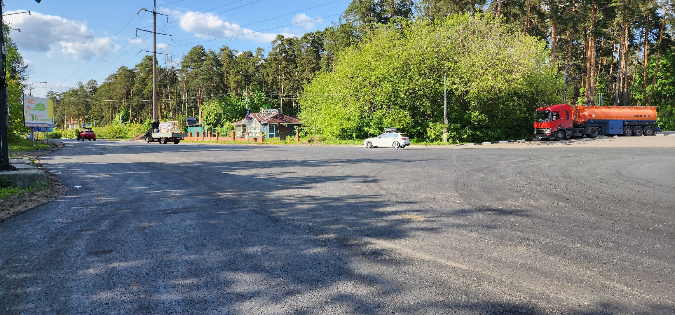раменское, дороги, на улице электрификации отремонтировали дорогу,