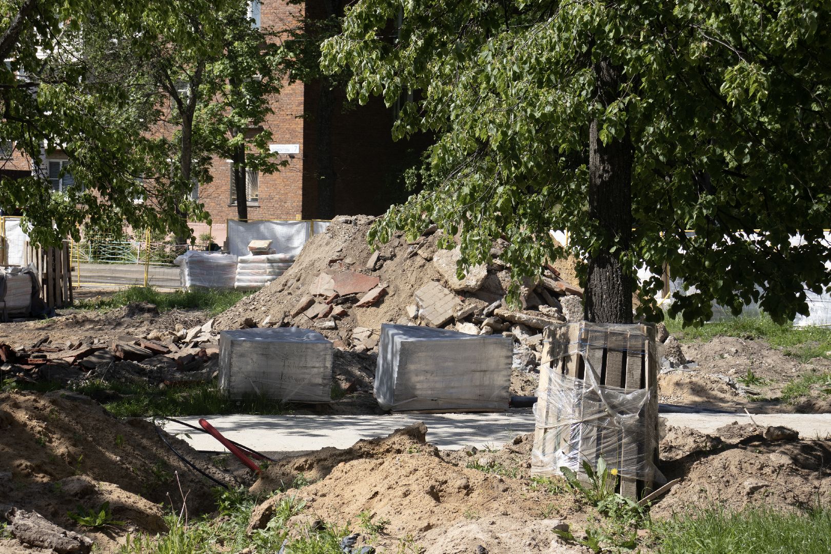 дзержинский, сквер Громцева, благоустройство 2024,