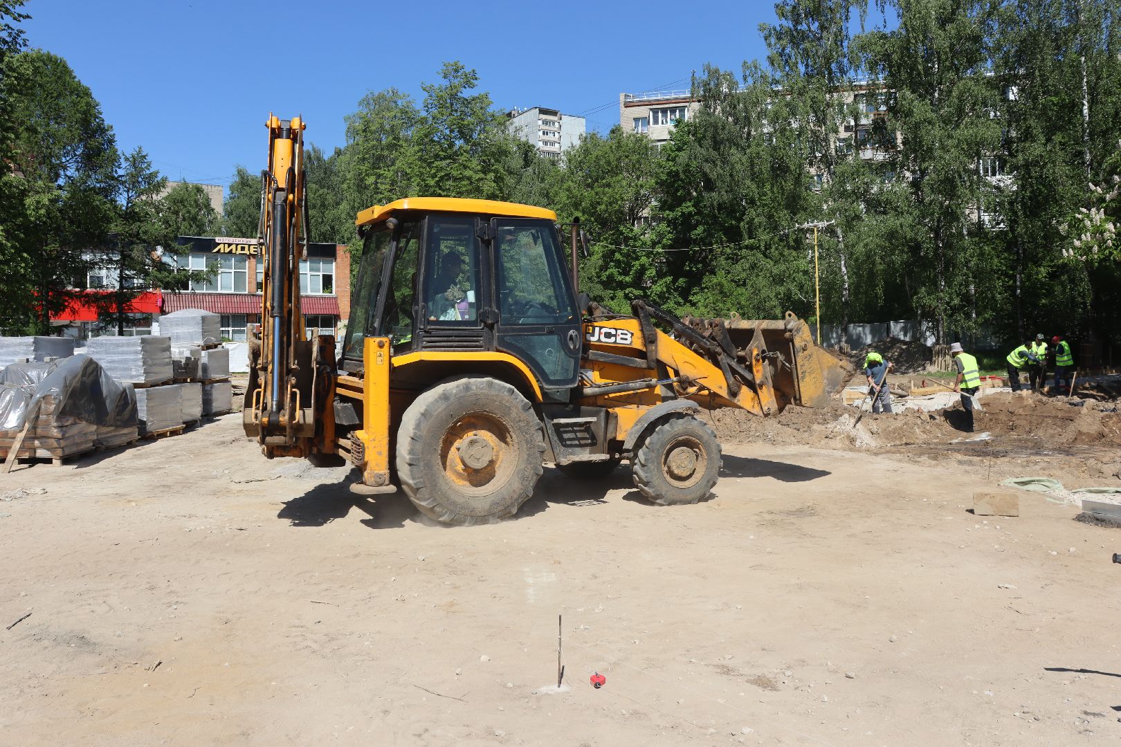 дзержинский, сквер Громцева, благоустройство 2024,