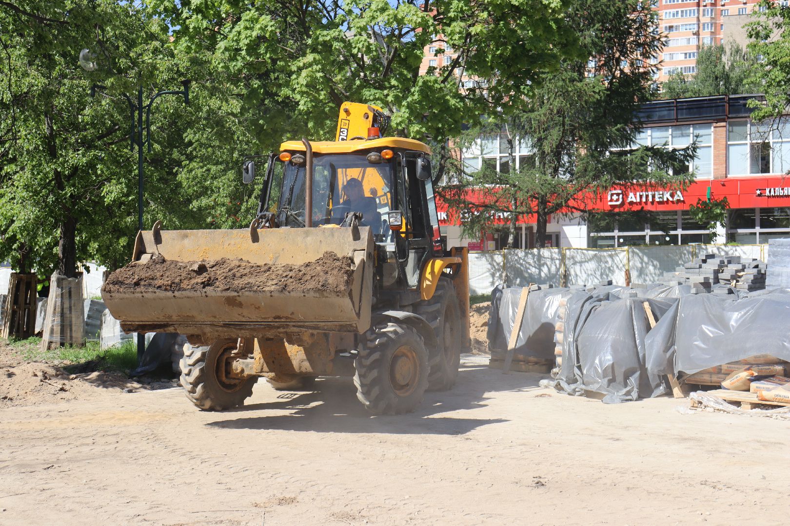 дзержинский, сквер Громцева, благоустройство 2024,