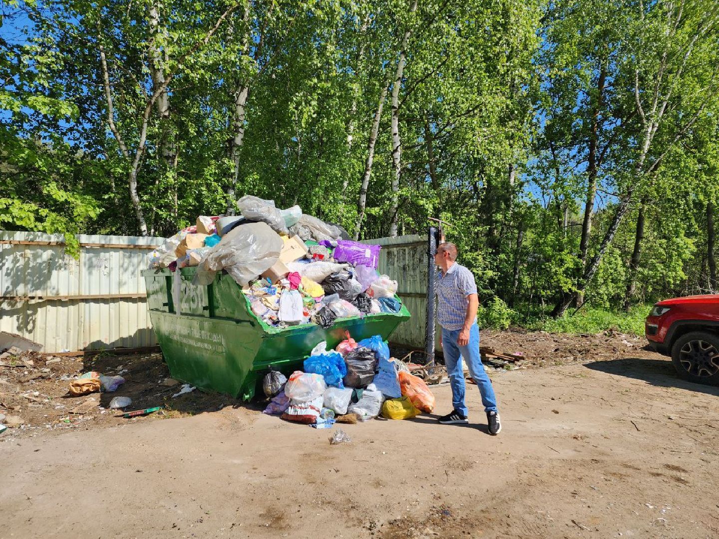 чехов, жкх, контейнерная площадка, мусоровоз, жители,