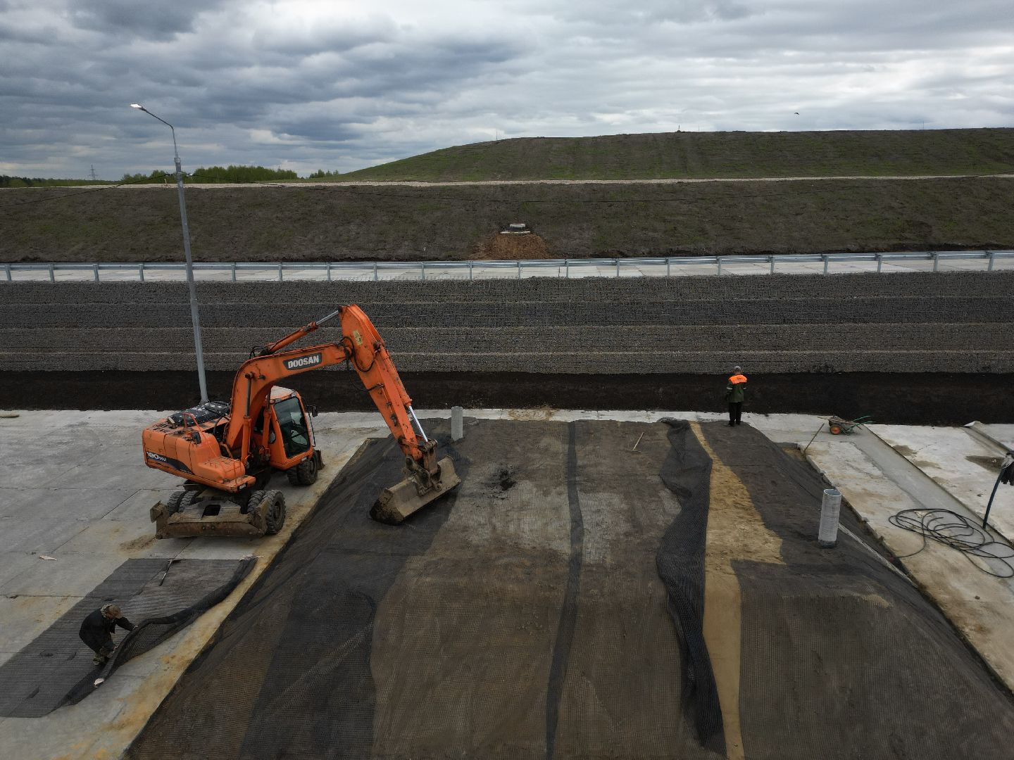 видео с коптера, полигон, егорьевск,