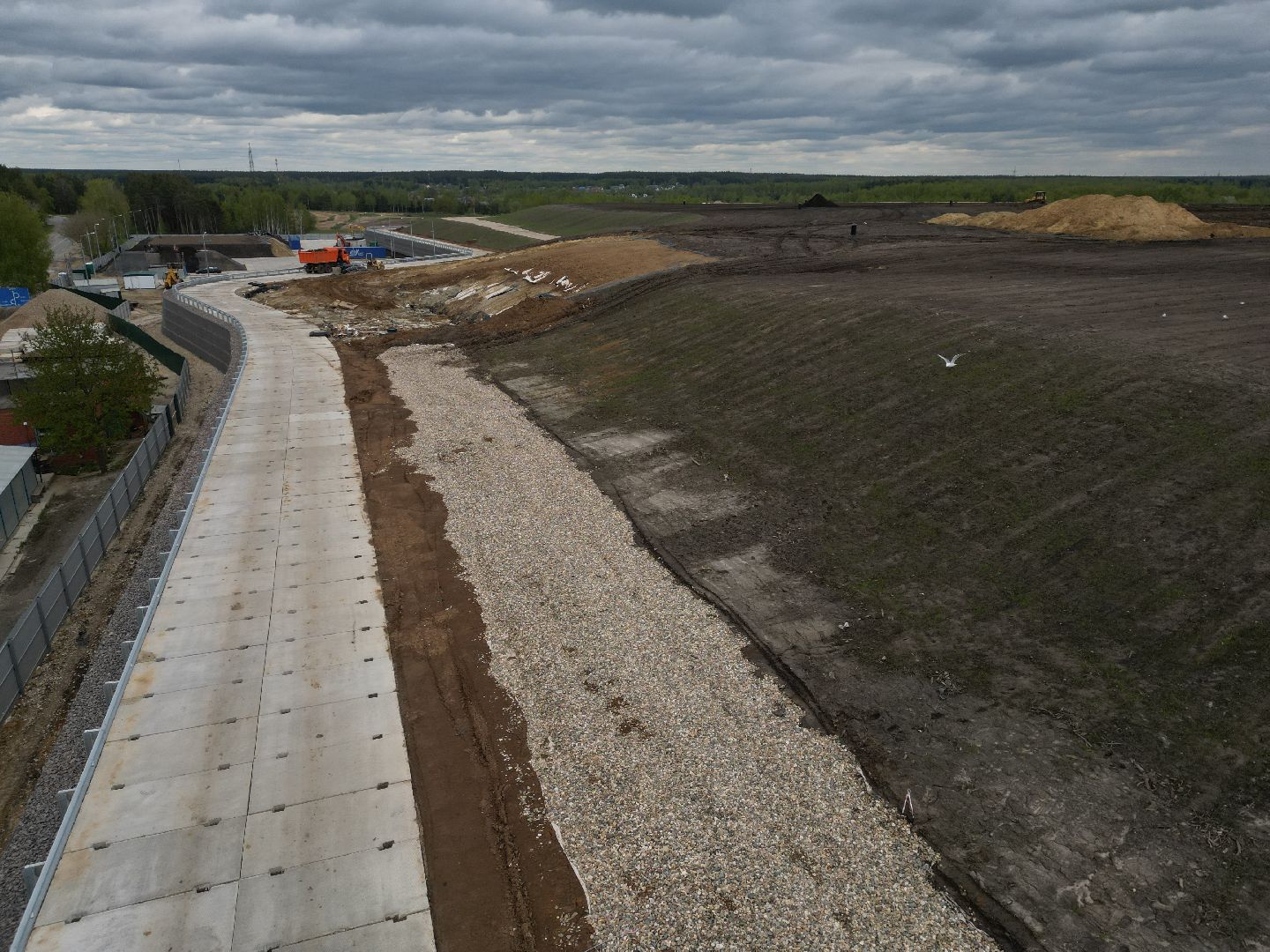 видео с коптера, полигон, егорьевск,