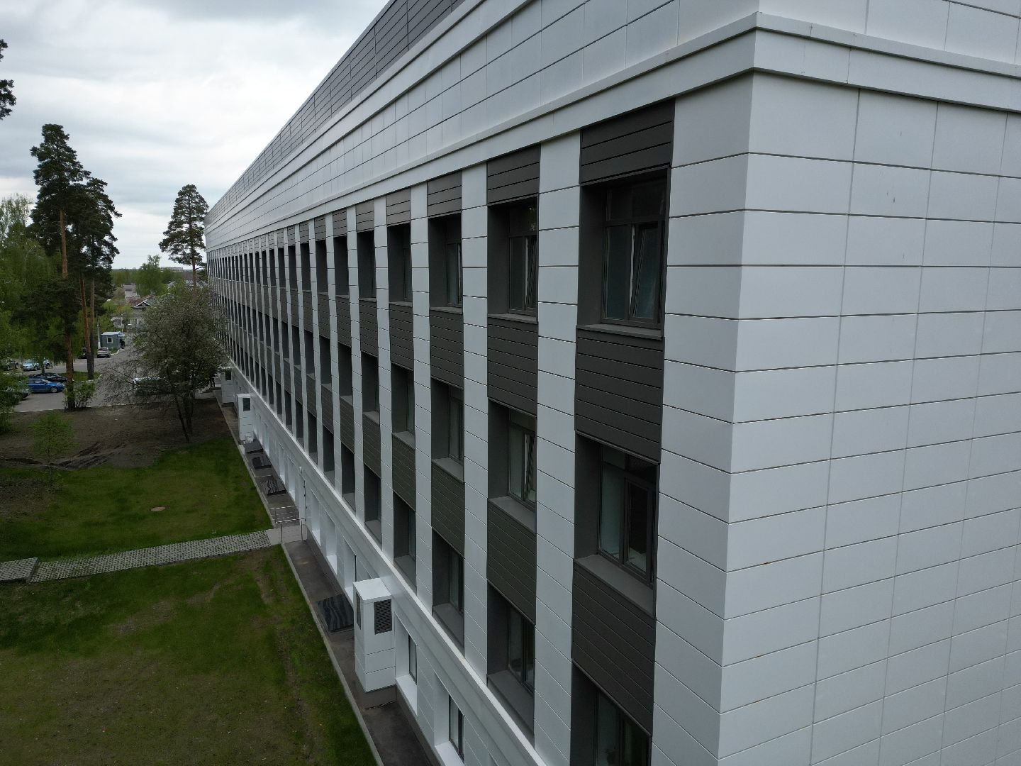 видео с коптера, поликлиника, егорьевск,