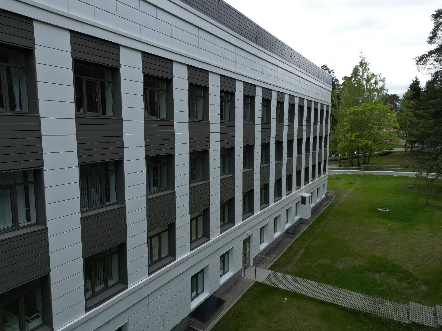 видео с коптера, поликлиника, егорьевск,