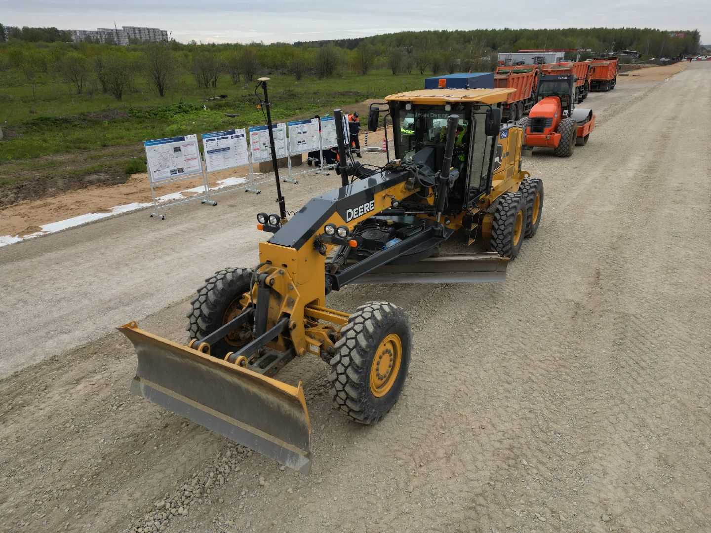 видео с коптера, шоссе, пушкинский,