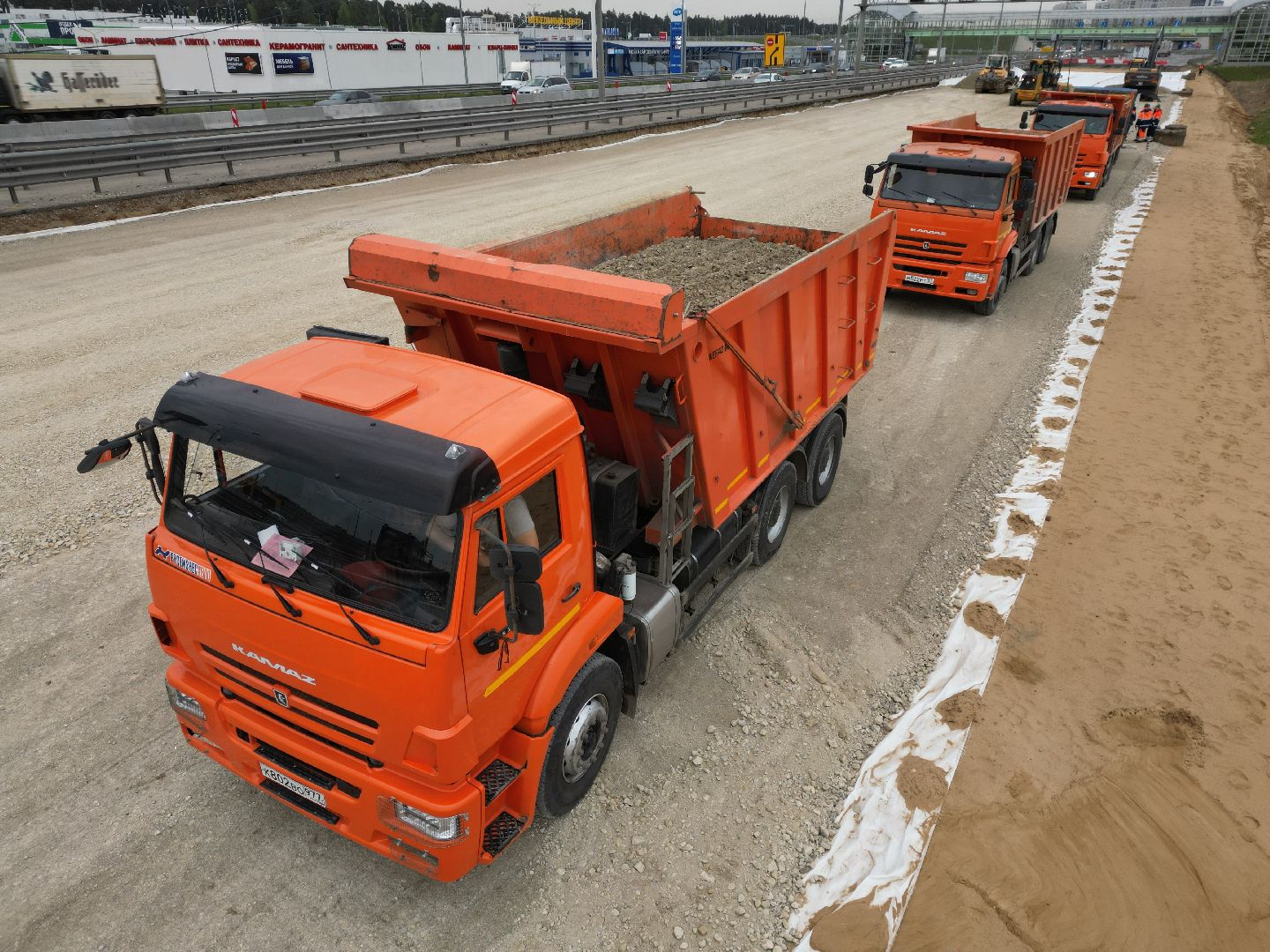 видео с коптера, шоссе, пушкинский,