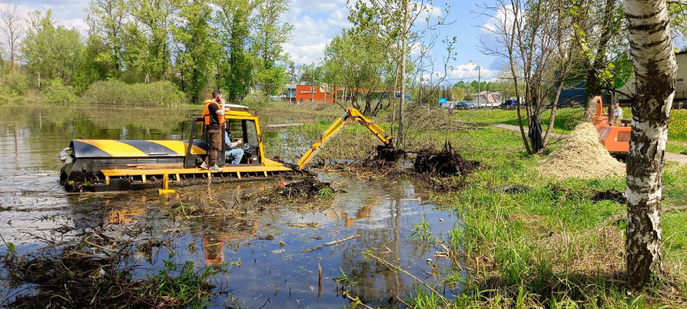 Дмитров, Очистка прудов,