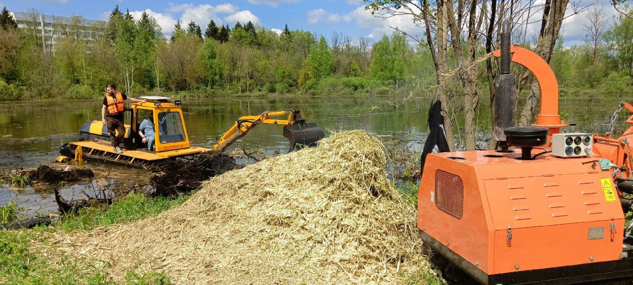 Дмитров, Очистка прудов,