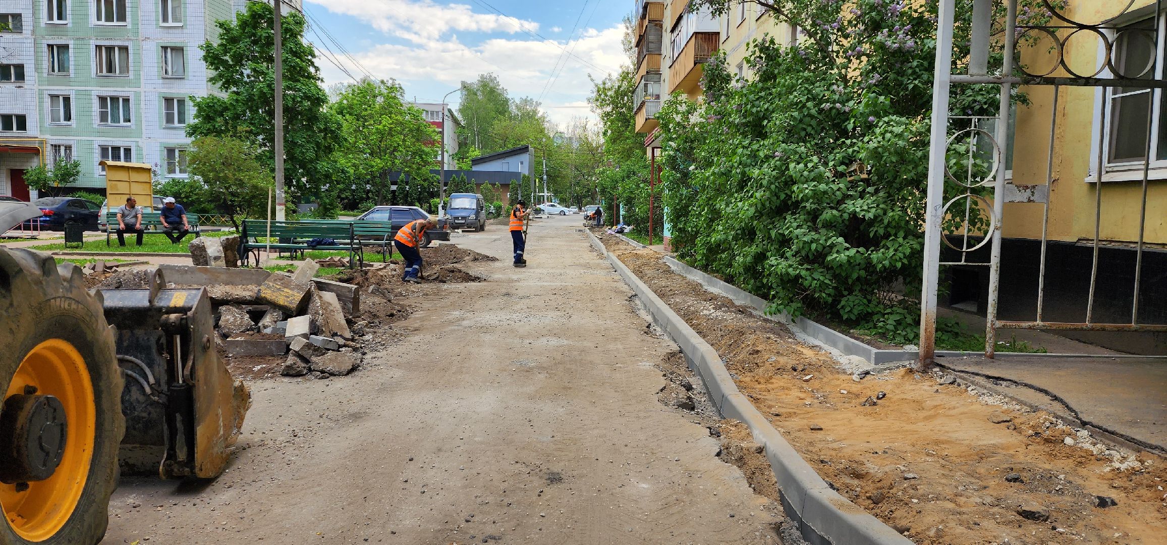 раменское, благоустройство, комплексное благоустройство двора дома 9 на улице Гурьева,
