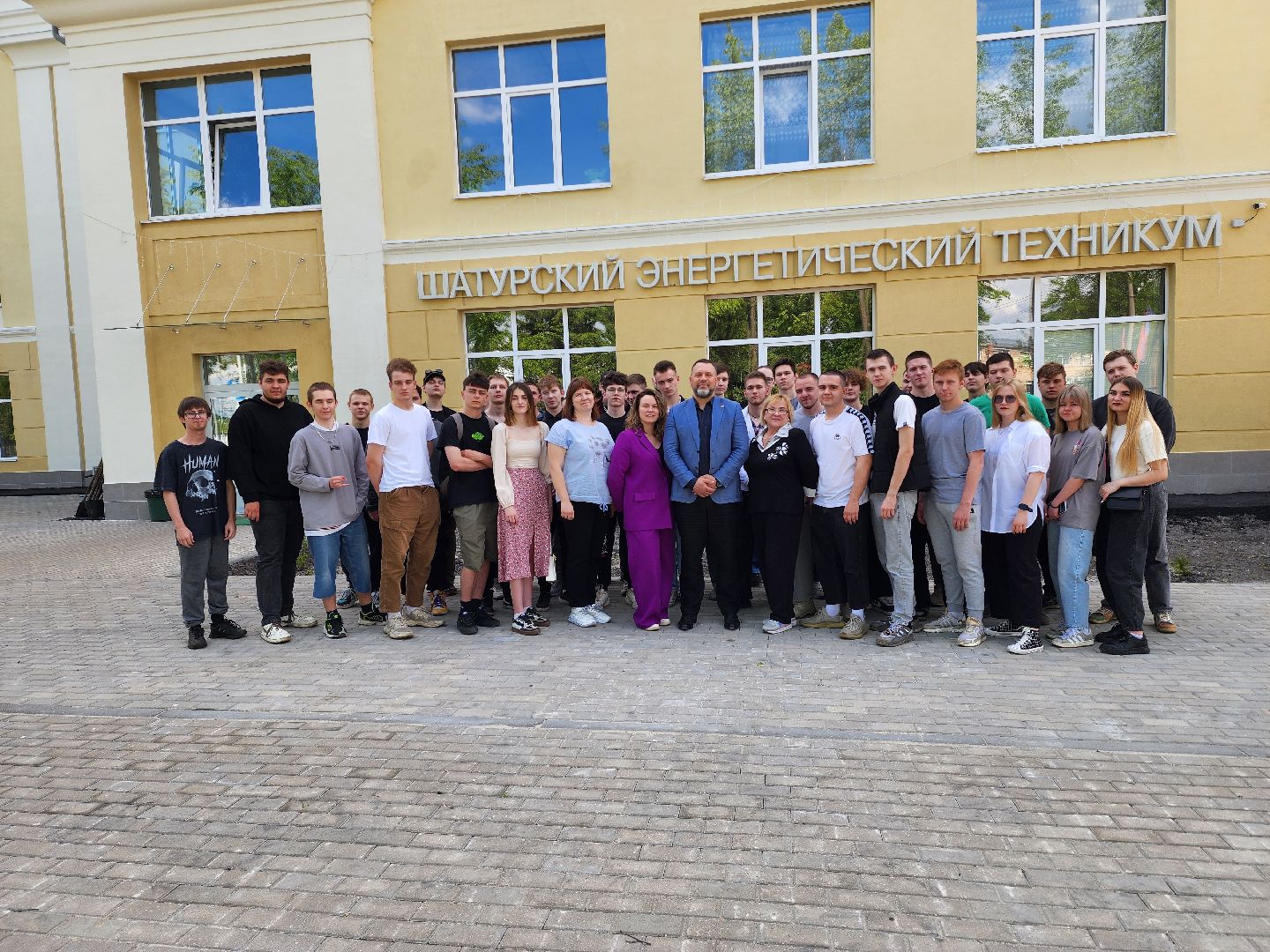 шатура, шэт, высадка туй, выпускные техникума, высадка деревьев,